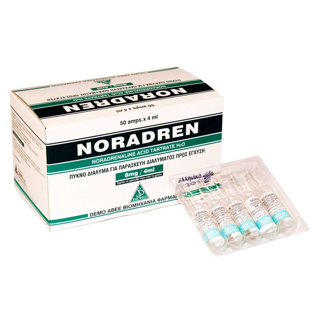 Noradrenaline Norepinephrine Noradren DEMO SA